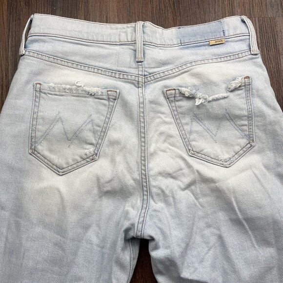 Mother Superior The Huffy Flood Chew Jeans Womens 25 Blue Really Hella Hot Denim - Picture 4 of 12